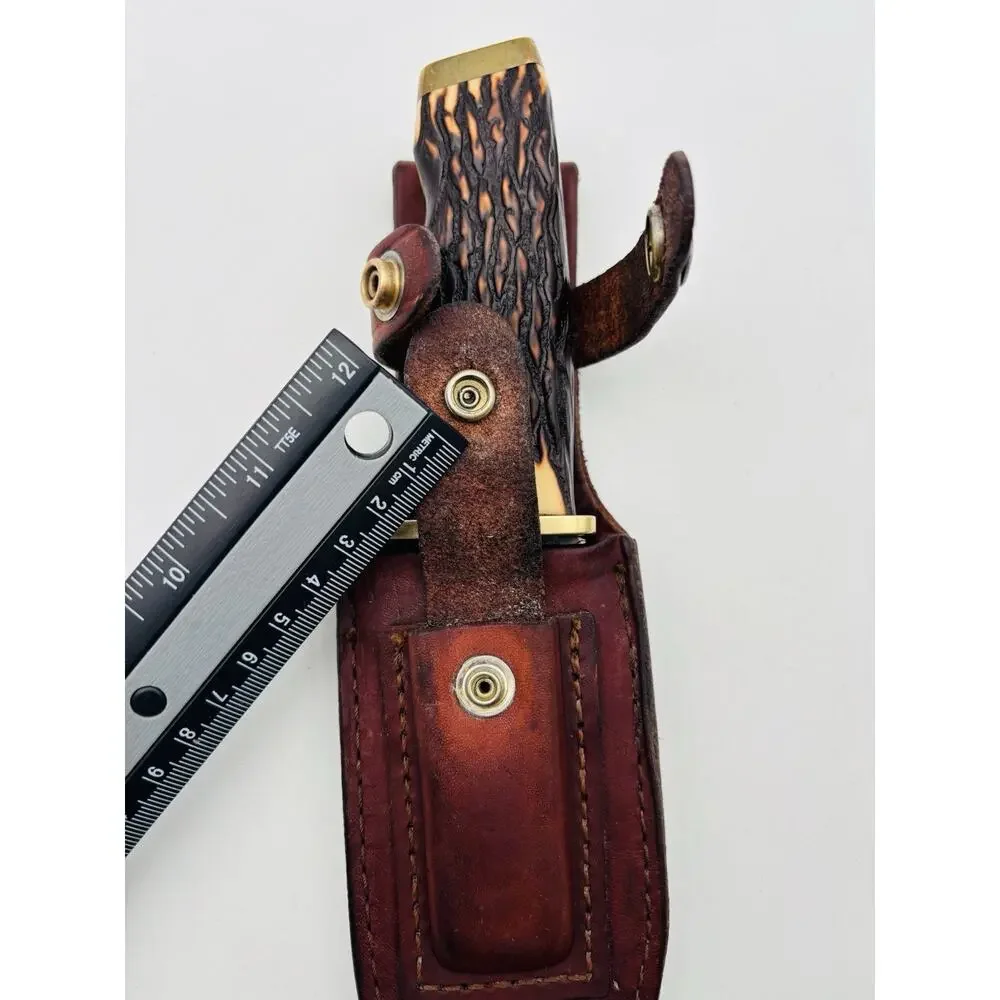 Vintage/RARE Schrade 171UH Fixed Blade Knife With Sheath Good Condition